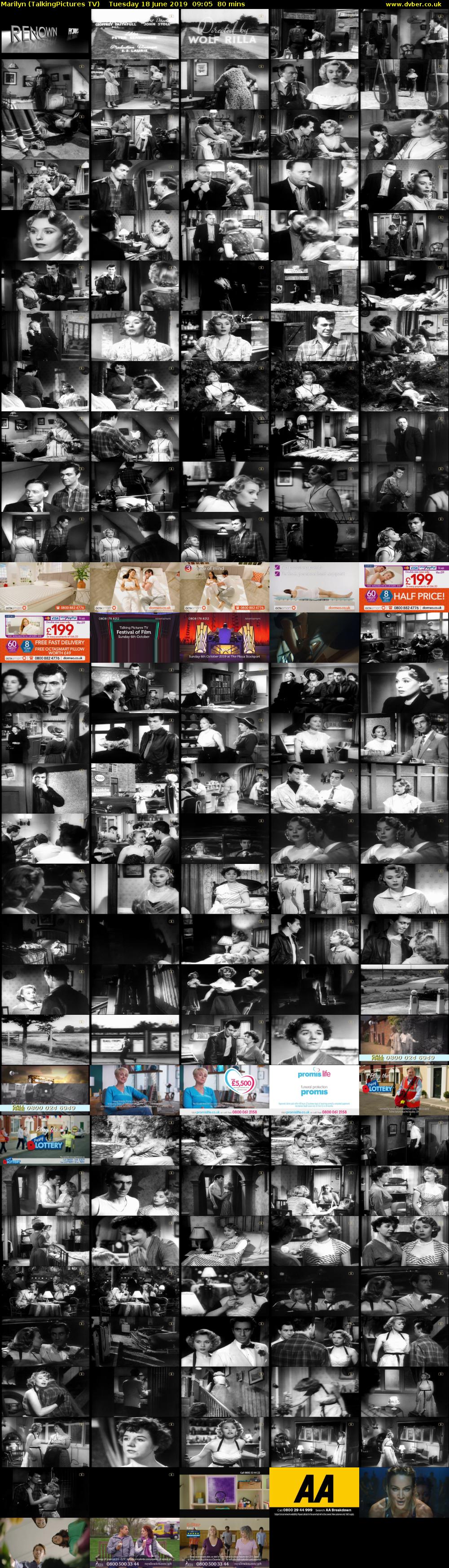 Marilyn (TalkingPictures TV) Tuesday 18 June 2019 09:05 - 10:25