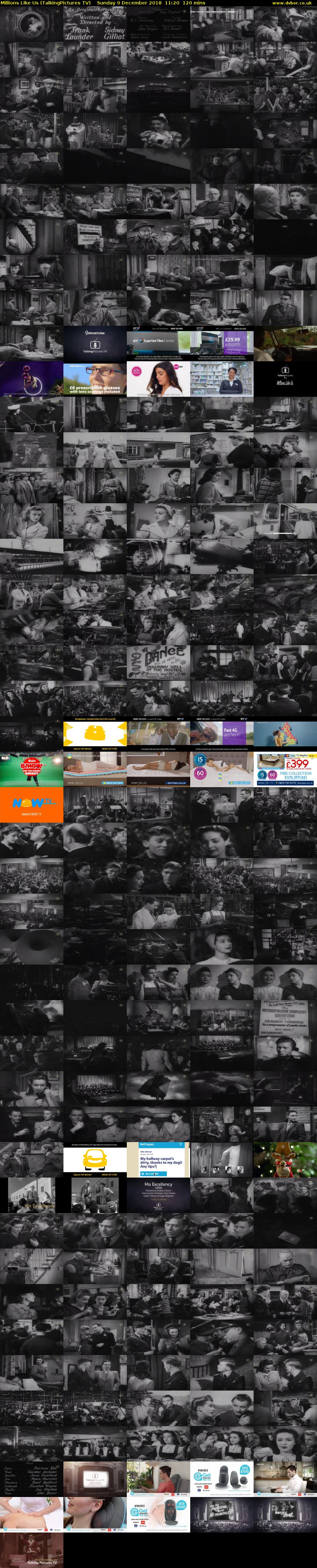 Millions Like Us (TalkingPictures TV) Sunday 9 December 2018 11:20 - 13:20