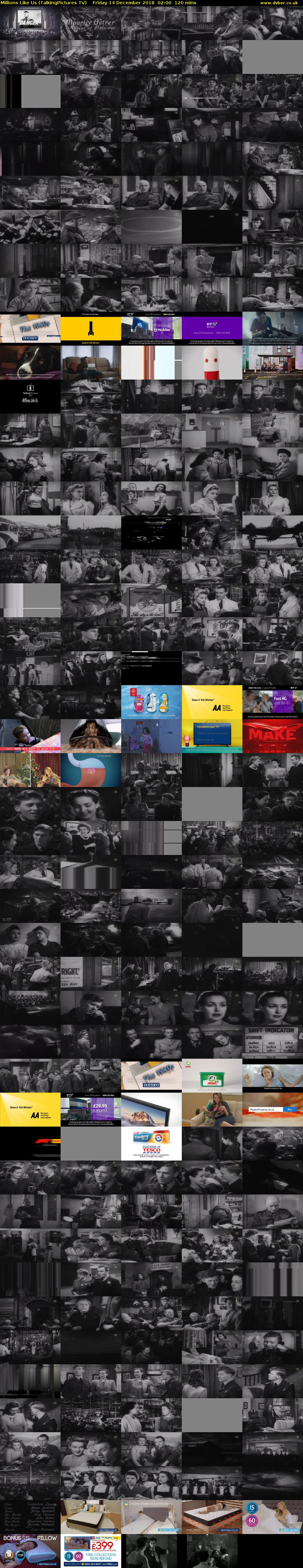 Millions Like Us (TalkingPictures TV) Friday 14 December 2018 02:00 - 04:00