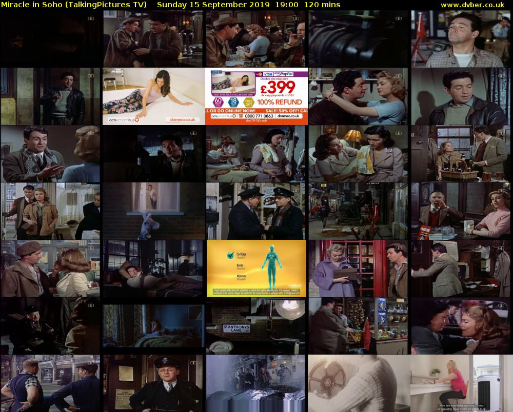 Miracle in Soho (TalkingPictures TV) Sunday 15 September 2019 19:00 - 21:00