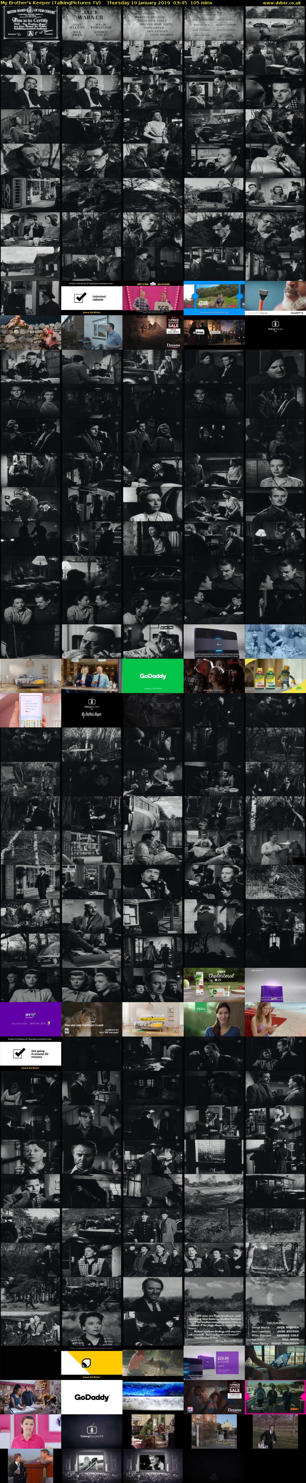 My Brother's Keeper (TalkingPictures TV) Thursday 10 January 2019 03:45 - 05:30