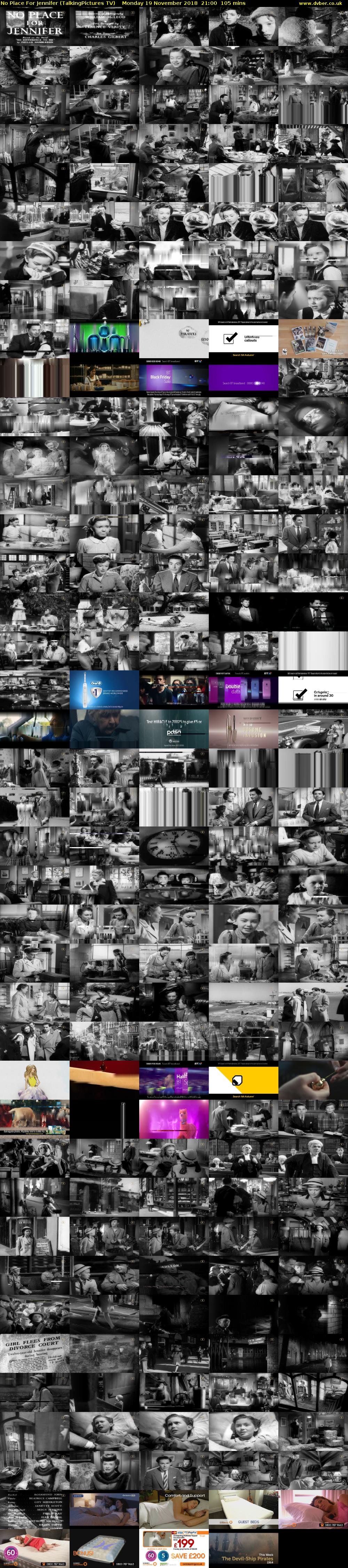 No Place For Jennifer (TalkingPictures TV) Monday 19 November 2018 21:00 - 22:45