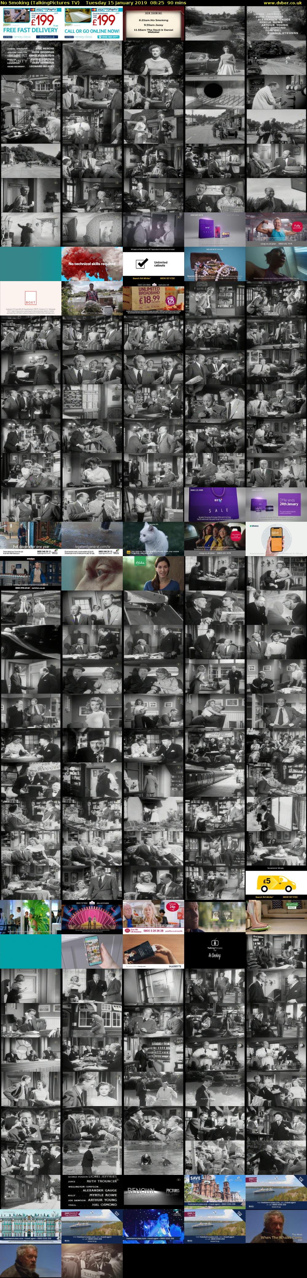 No Smoking (TalkingPictures TV) Tuesday 15 January 2019 08:25 - 09:55