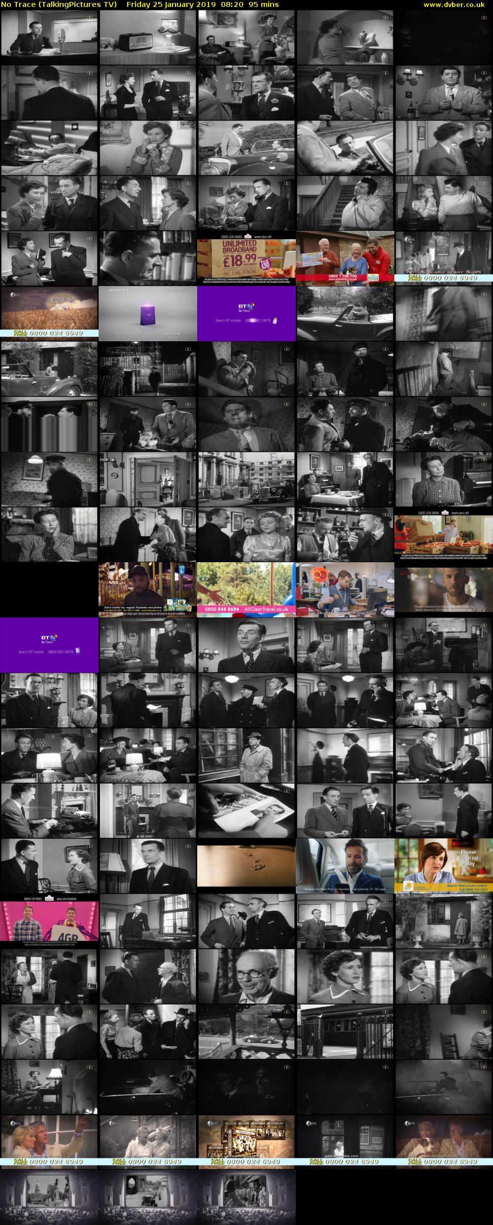 No Trace (TalkingPictures TV) Friday 25 January 2019 08:20 - 09:55