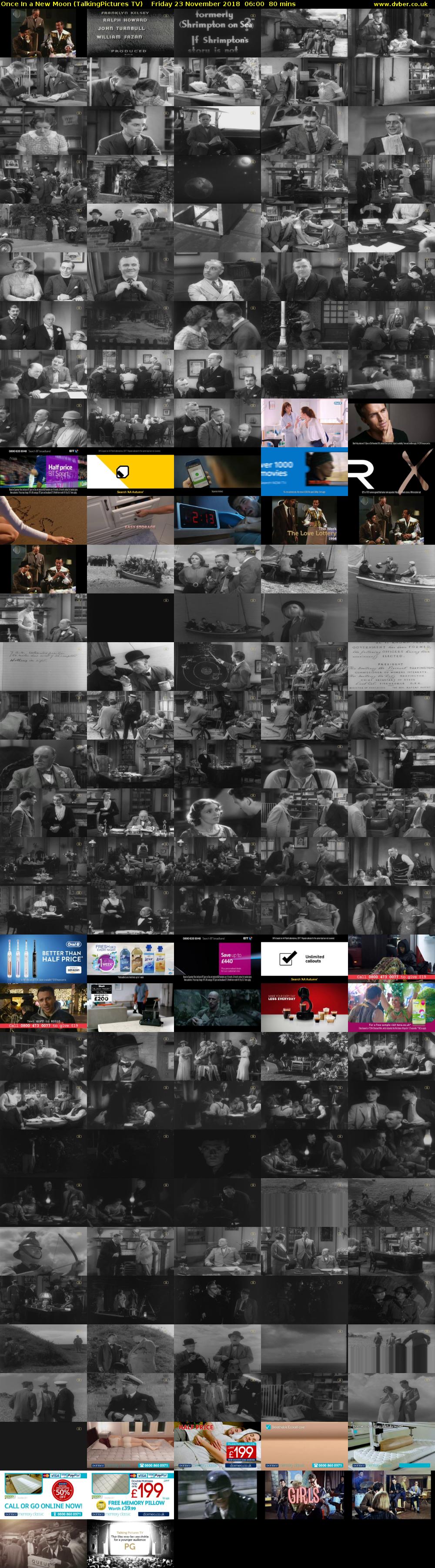 Once In a New Moon (TalkingPictures TV) Friday 23 November 2018 06:00 - 07:20