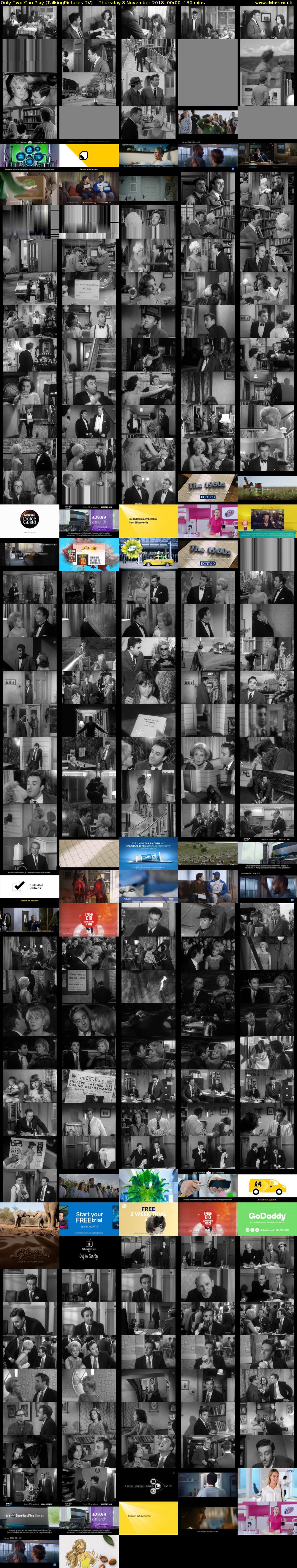 Only Two Can Play (TalkingPictures TV) Thursday 8 November 2018 00:00 - 02:10