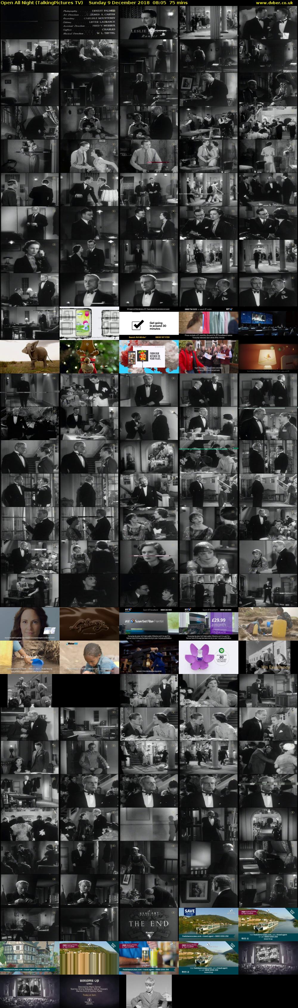 Open All Night (TalkingPictures TV) Sunday 9 December 2018 08:05 - 09:20