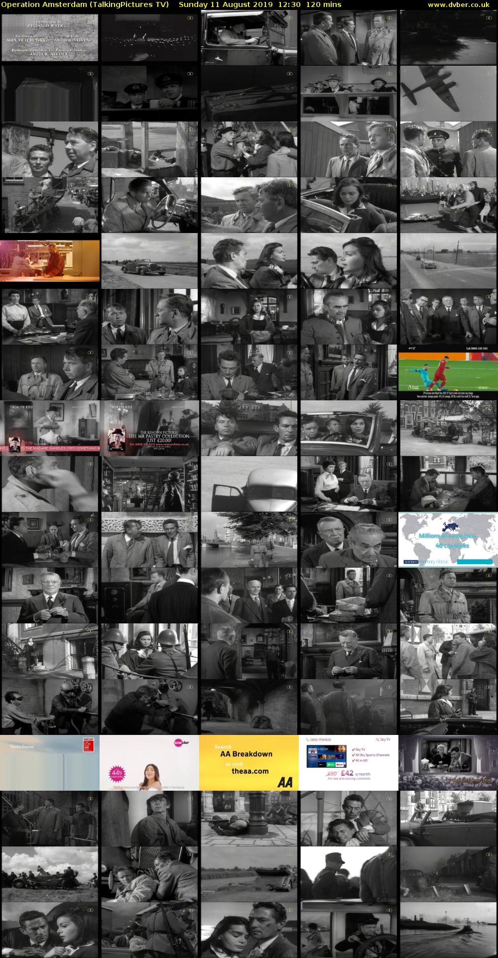 Operation Amsterdam (TalkingPictures TV) Sunday 11 August 2019 12:30 - 14:30