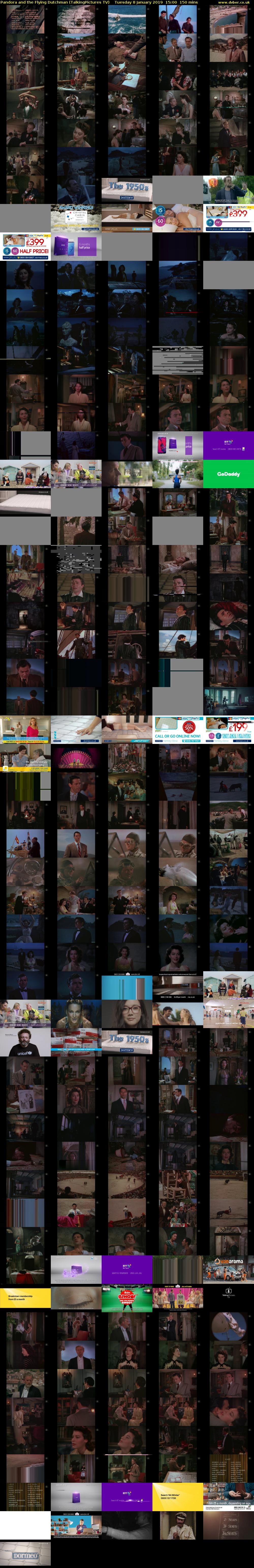 Pandora and the Flying Dutchman (TalkingPictures TV) Tuesday 8 January 2019 15:00 - 17:30