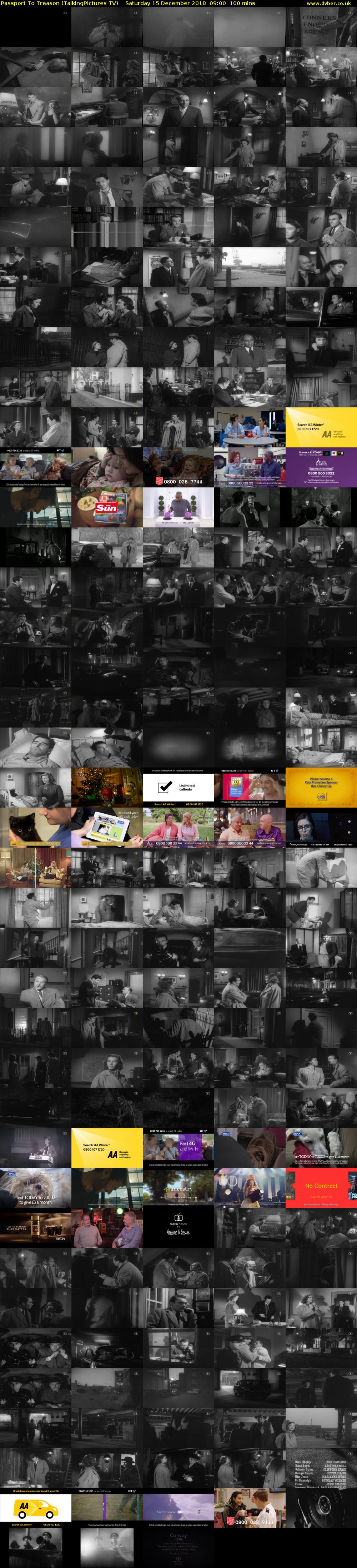 Passport To Treason (TalkingPictures TV) Saturday 15 December 2018 09:00 - 10:40