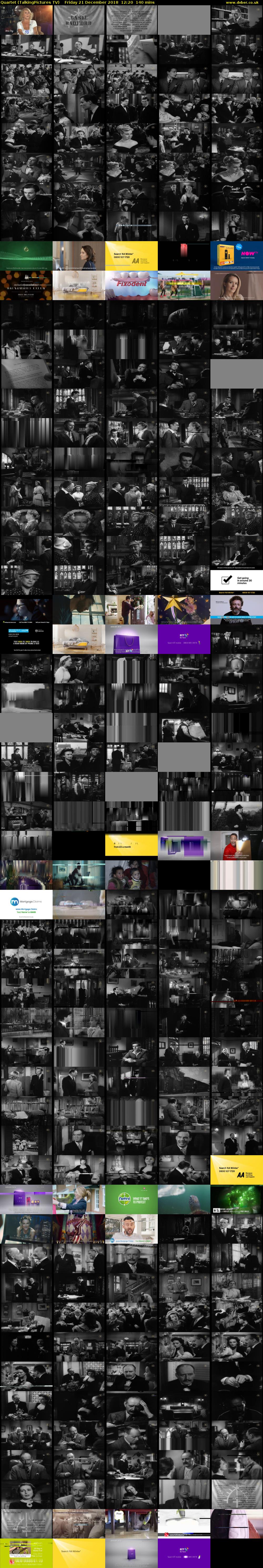 Quartet (TalkingPictures TV) Friday 21 December 2018 12:20 - 14:40