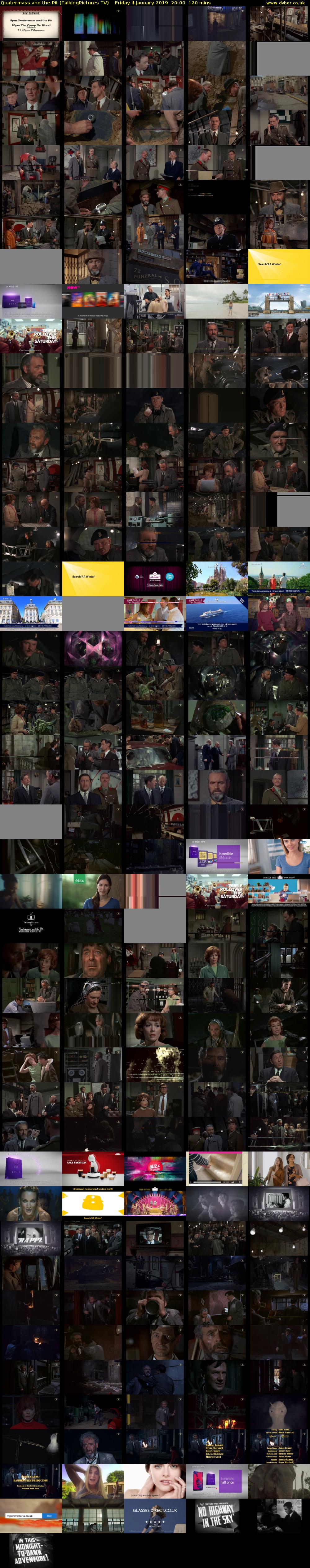 Quatermass and the Pit (TalkingPictures TV) Friday 4 January 2019 20:00 - 22:00