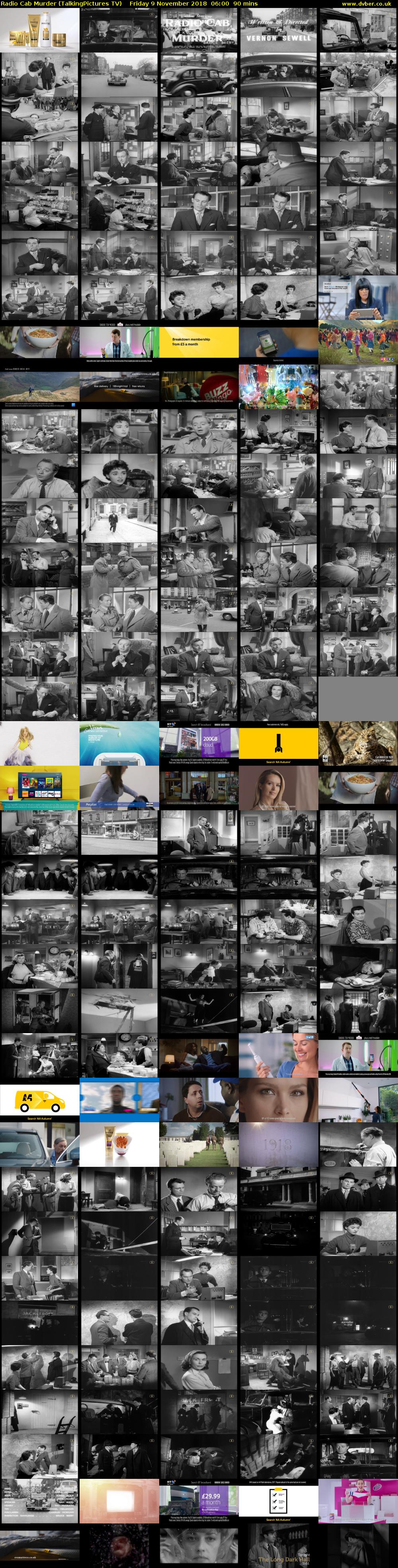 Radio Cab Murder (TalkingPictures TV) Friday 9 November 2018 06:00 - 07:30