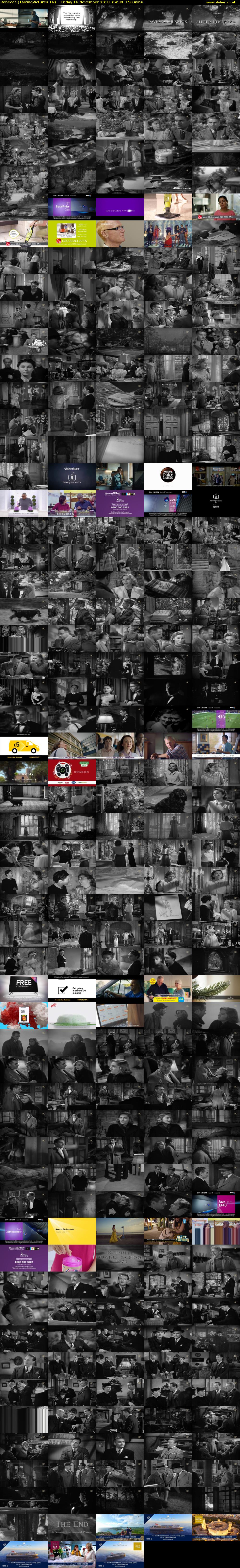 Rebecca (TalkingPictures TV) Friday 16 November 2018 09:30 - 12:00