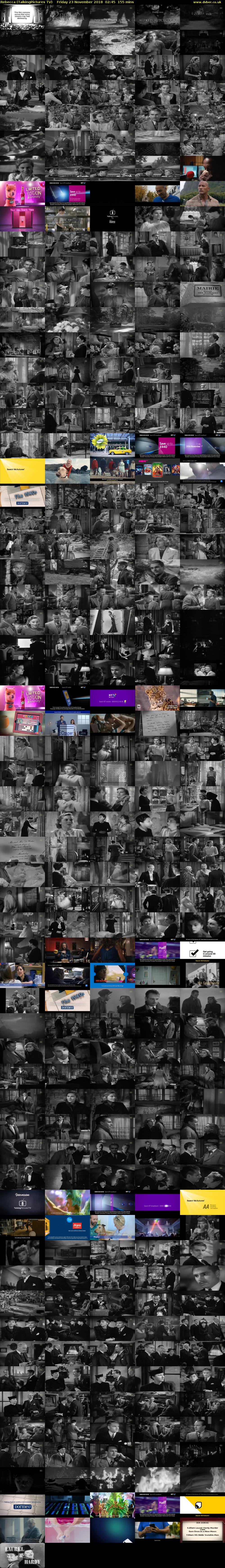 Rebecca (TalkingPictures TV) Friday 23 November 2018 02:45 - 05:20