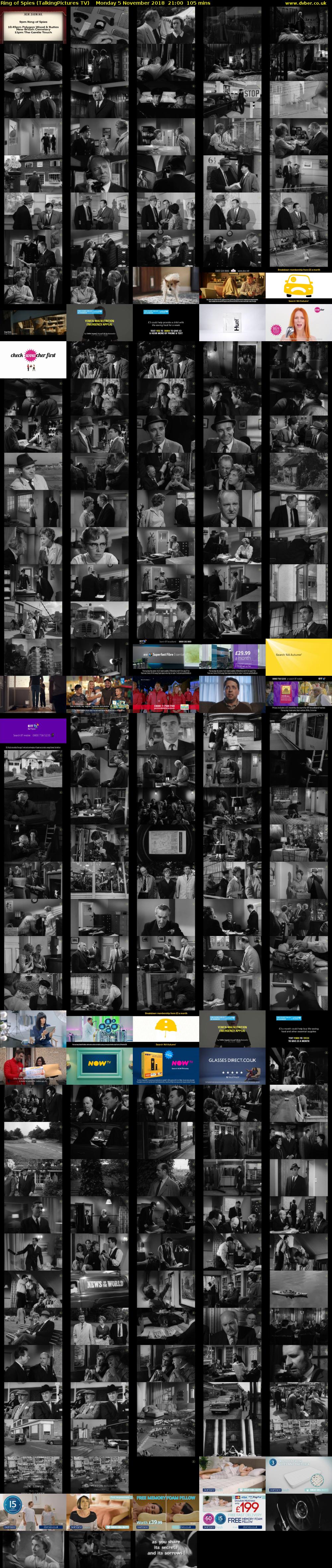 Ring of Spies (TalkingPictures TV) Monday 5 November 2018 21:00 - 22:45