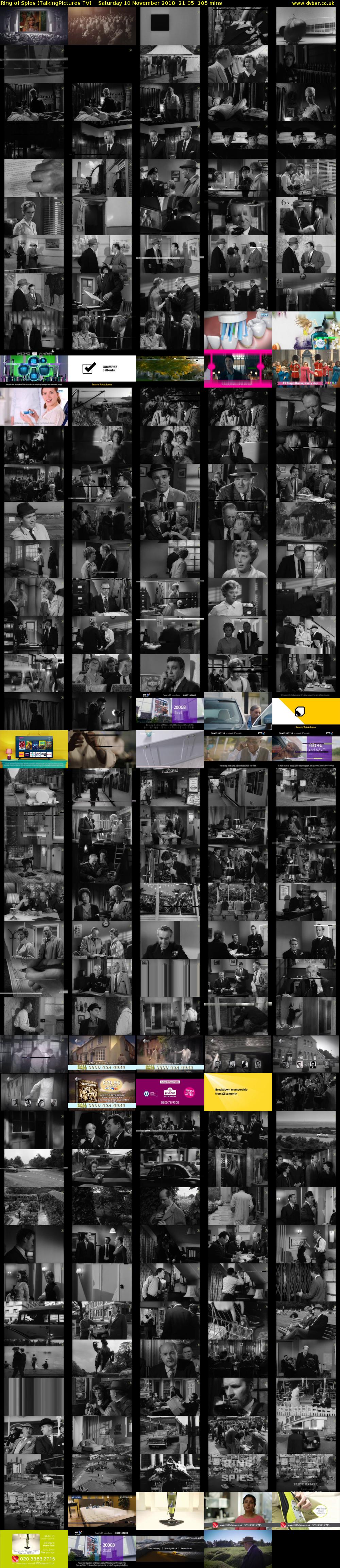 Ring of Spies (TalkingPictures TV) Saturday 10 November 2018 21:05 - 22:50