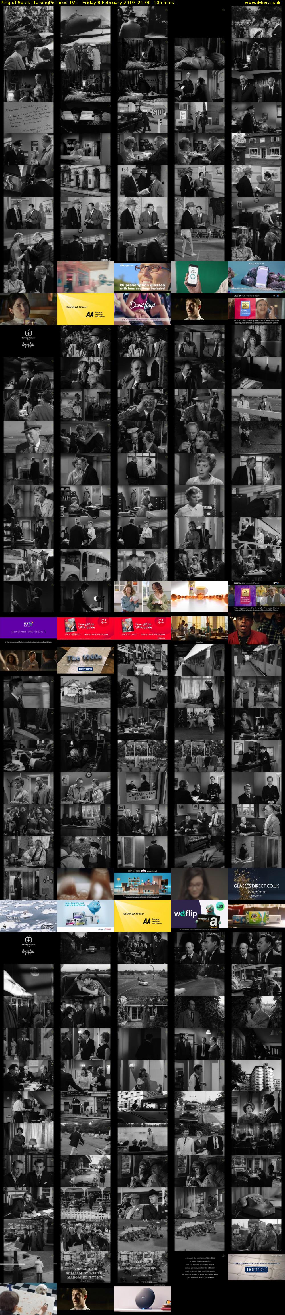 Ring of Spies (TalkingPictures TV) Friday 8 February 2019 21:00 - 22:45