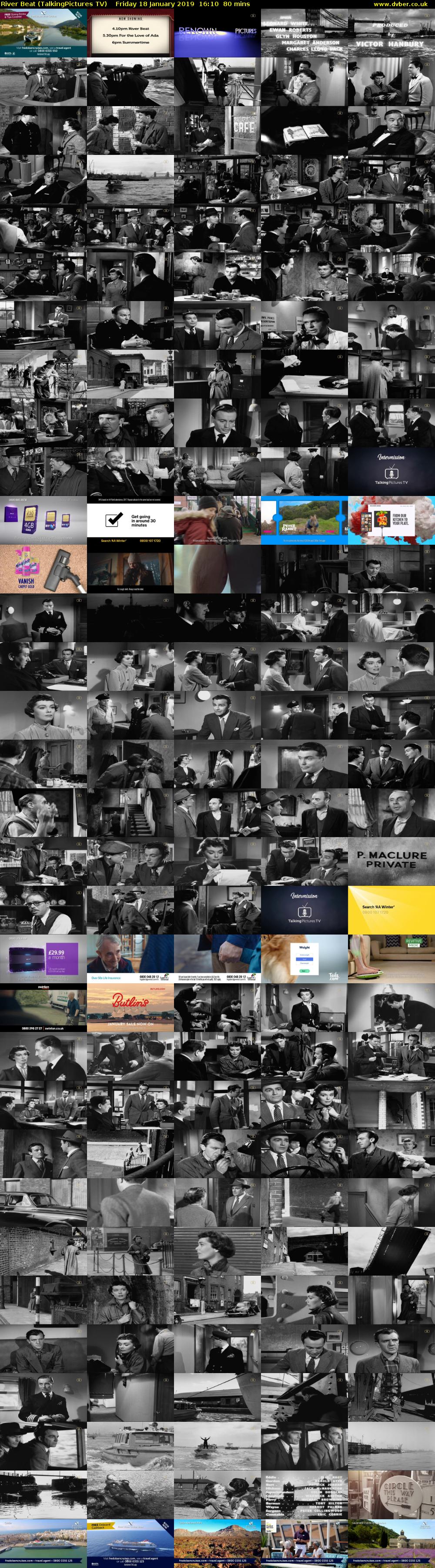 River Beat (TalkingPictures TV) Friday 18 January 2019 16:10 - 17:30