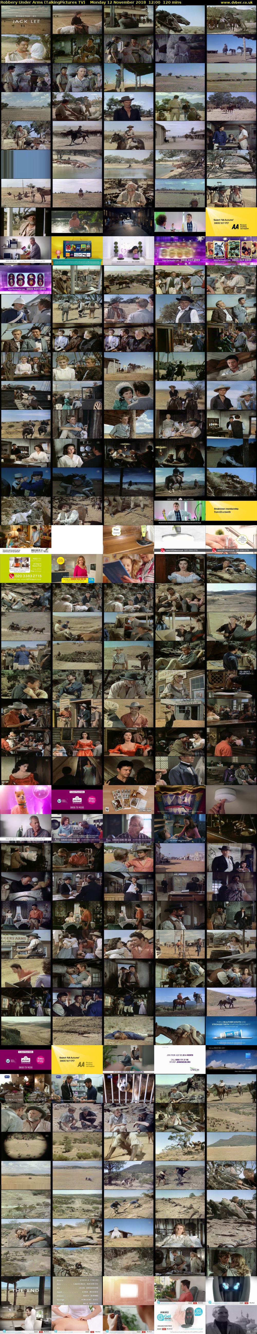 Robbery Under Arms (TalkingPictures TV) Monday 12 November 2018 12:00 - 14:00