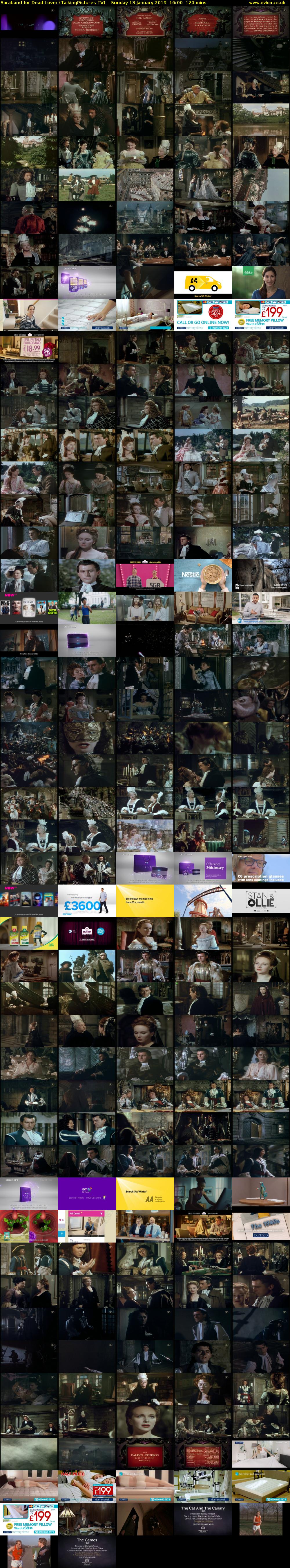 Saraband for Dead Lover (TalkingPictures TV) Sunday 13 January 2019 16:00 - 18:00