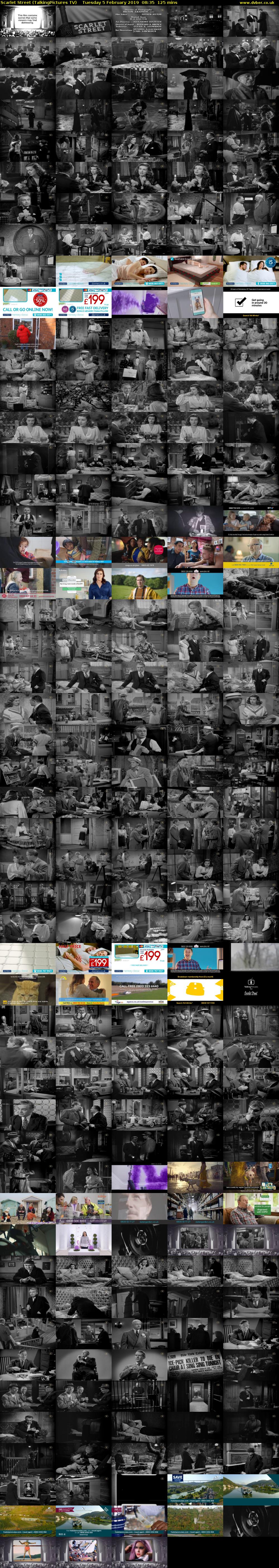 Scarlet Street (TalkingPictures TV) Tuesday 5 February 2019 08:35 - 10:40