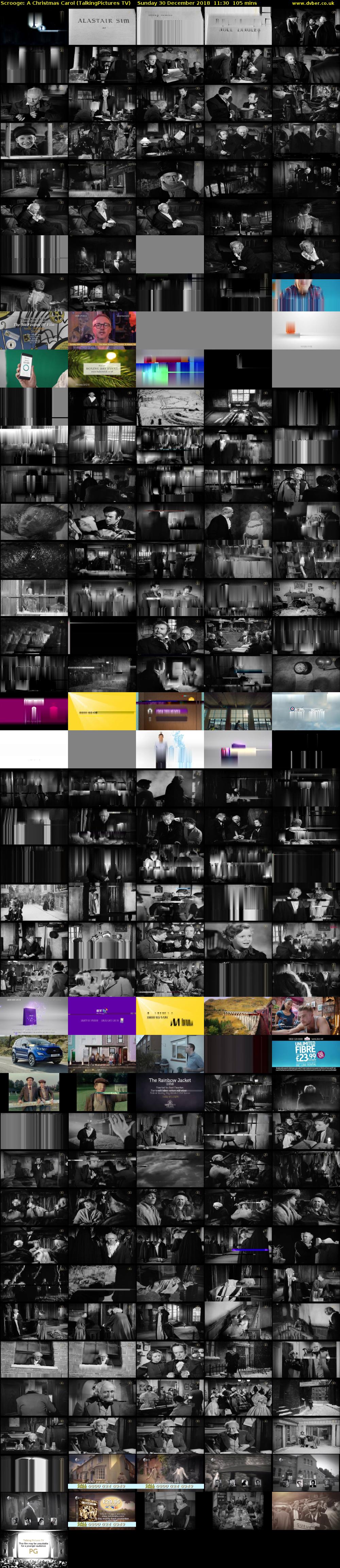 Scrooge: A Christmas Carol (TalkingPictures TV) Sunday 30 December 2018 11:30 - 13:15