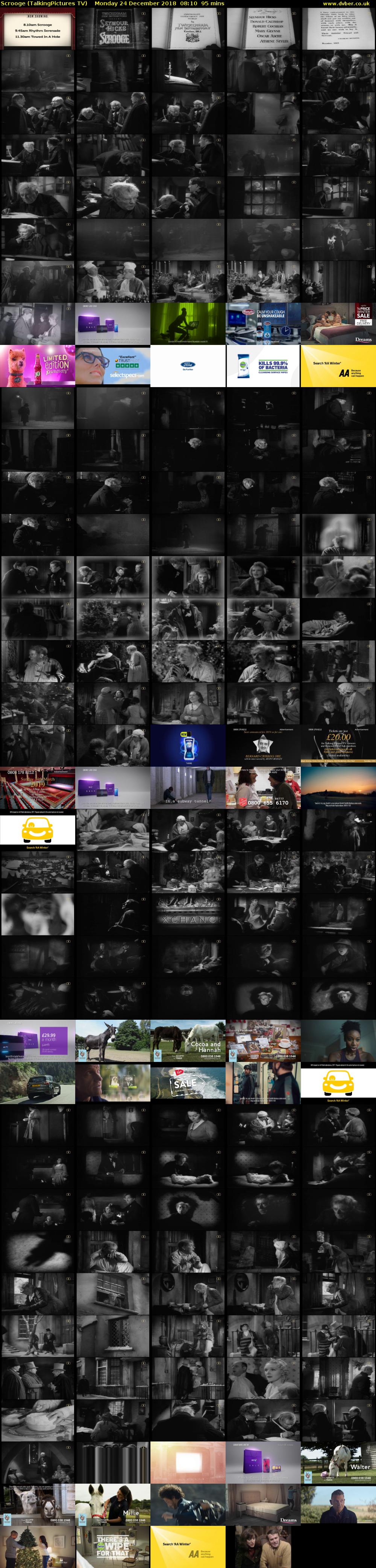 Scrooge (TalkingPictures TV) Monday 24 December 2018 08:10 - 09:45