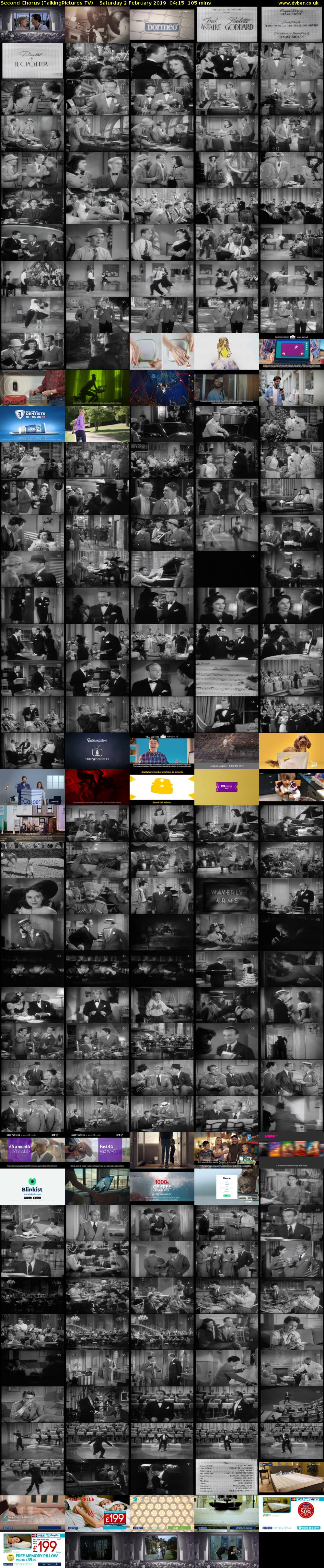 Second Chorus (TalkingPictures TV) Saturday 2 February 2019 04:15 - 06:00