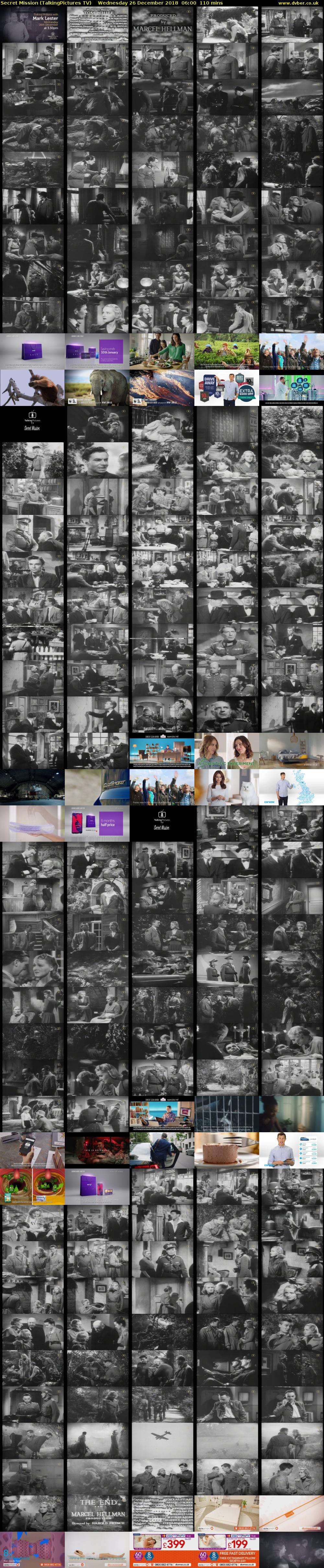 Secret Mission (TalkingPictures TV) Wednesday 26 December 2018 06:00 - 07:50