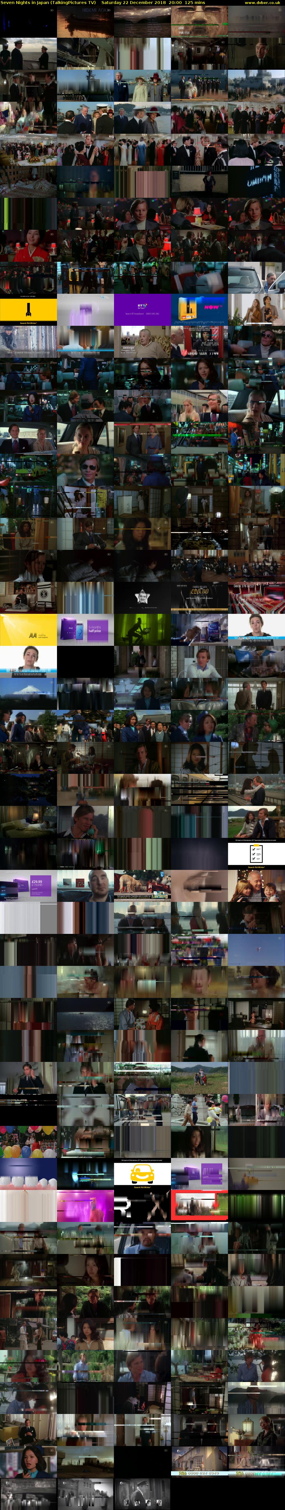 Seven Nights in Japan (TalkingPictures TV) Saturday 22 December 2018 20:00 - 22:05