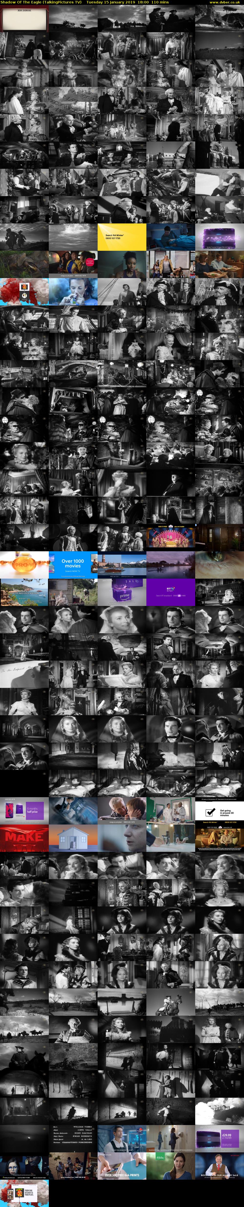 Shadow Of The Eagle (TalkingPictures TV) Tuesday 15 January 2019 18:00 - 19:50