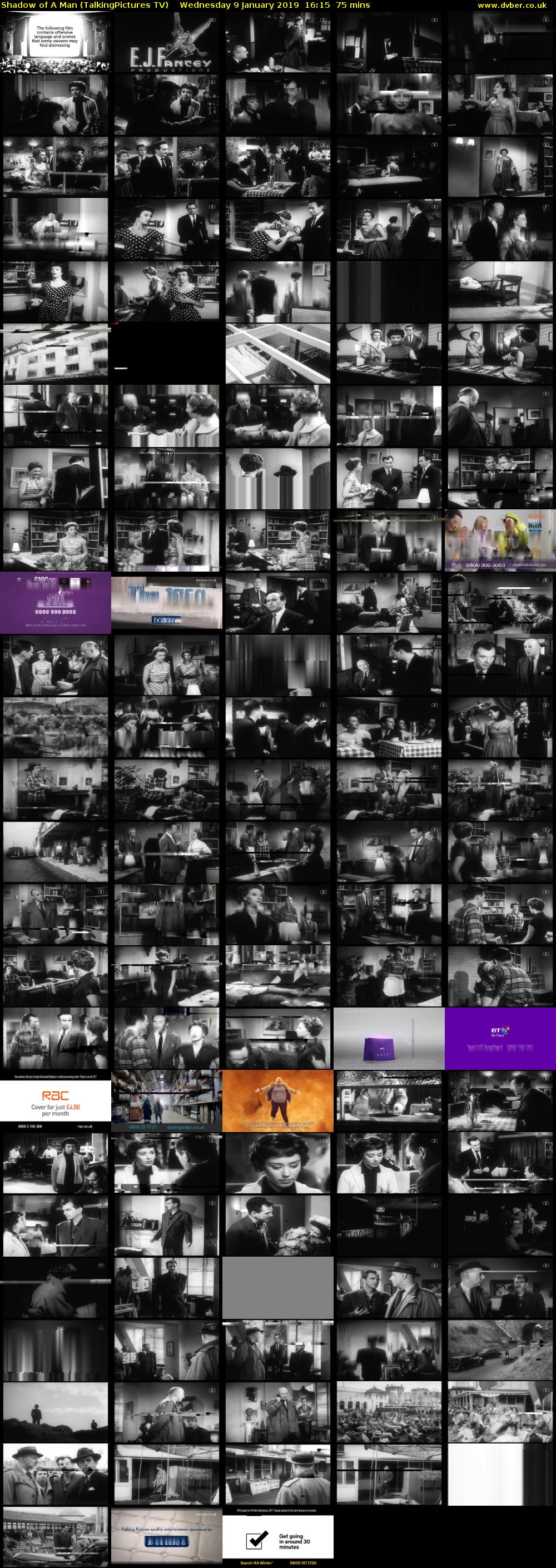 Shadow of A Man (TalkingPictures TV) Wednesday 9 January 2019 16:15 - 17:30