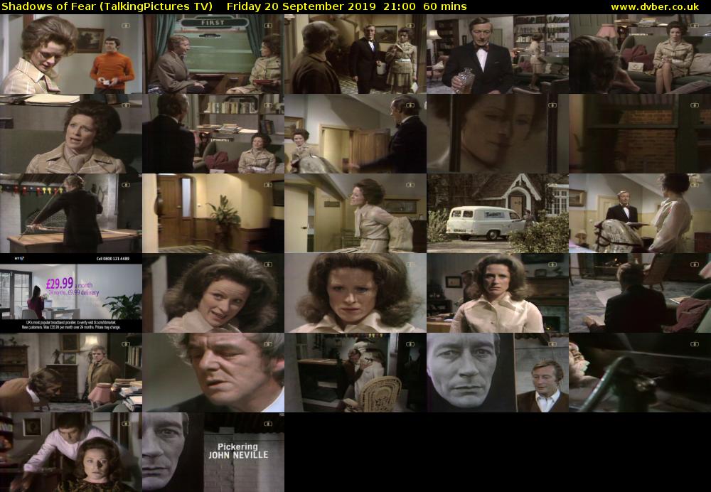 Shadows of Fear (TalkingPictures TV) Friday 20 September 2019 21:00 - 22:00