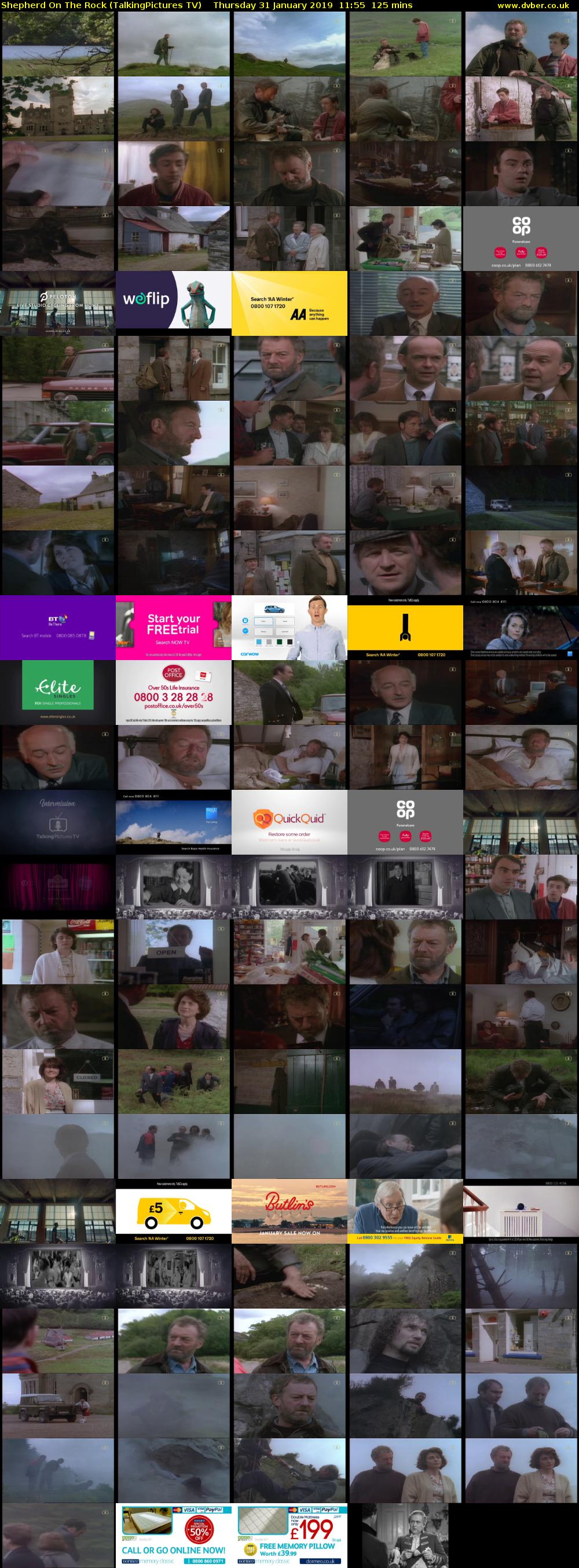 Shepherd On The Rock (TalkingPictures TV) Thursday 31 January 2019 11:55 - 14:00