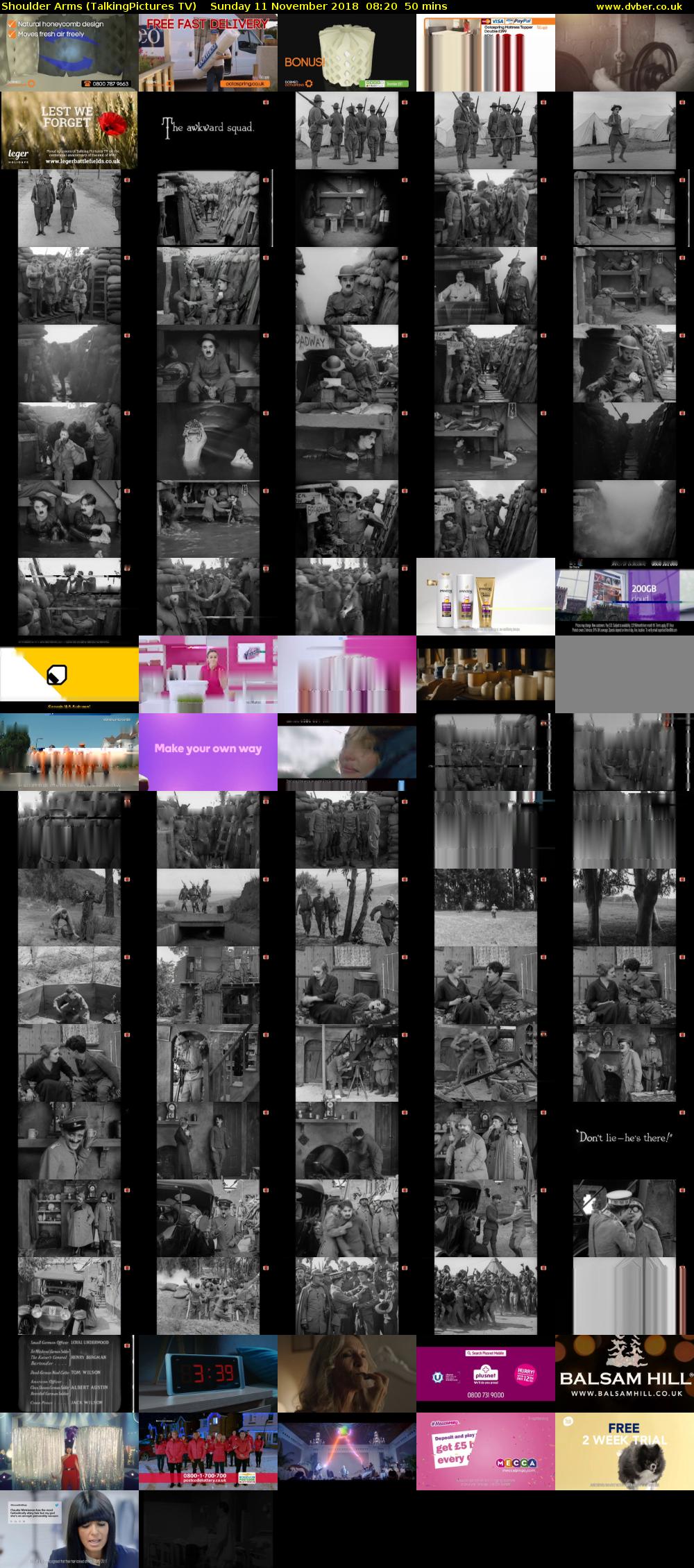 Shoulder Arms (TalkingPictures TV) Sunday 11 November 2018 08:20 - 09:10