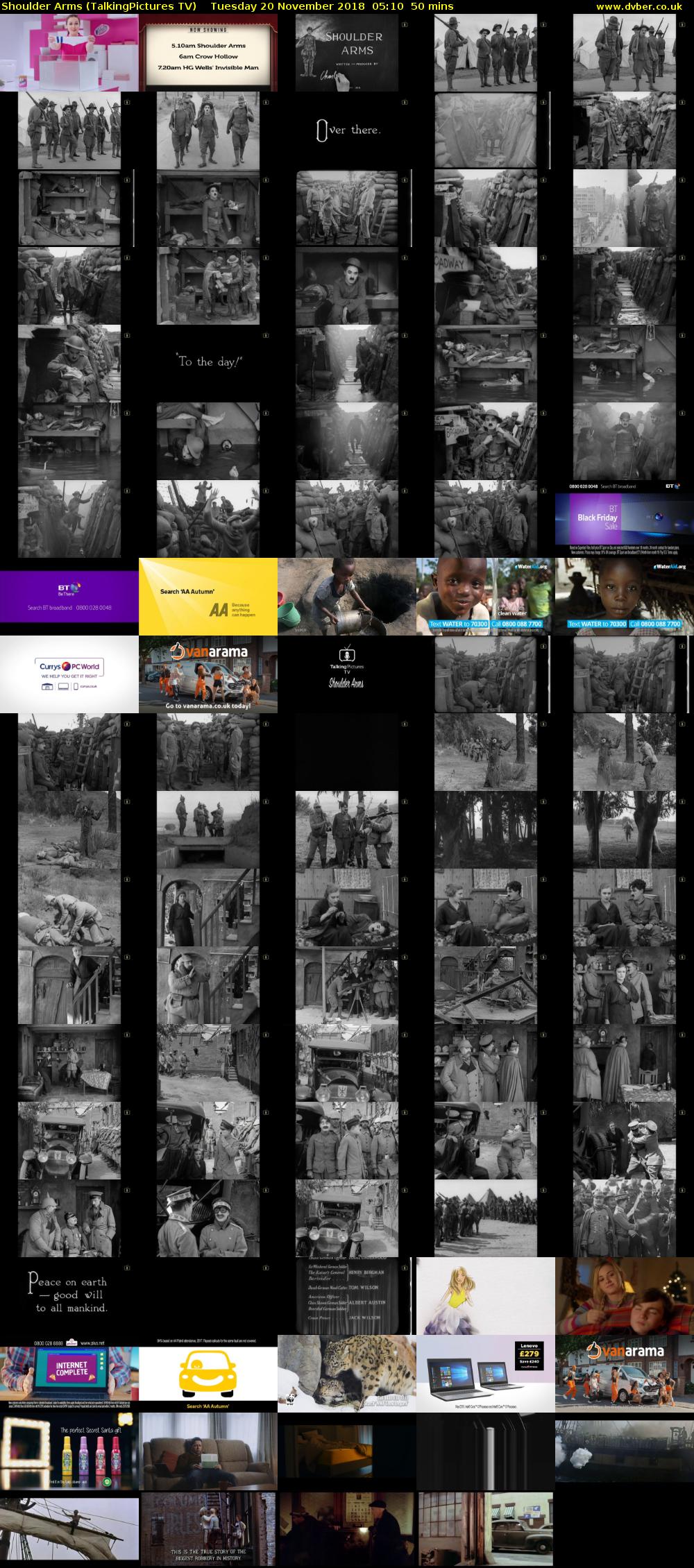 Shoulder Arms (TalkingPictures TV) Tuesday 20 November 2018 05:10 - 06:00