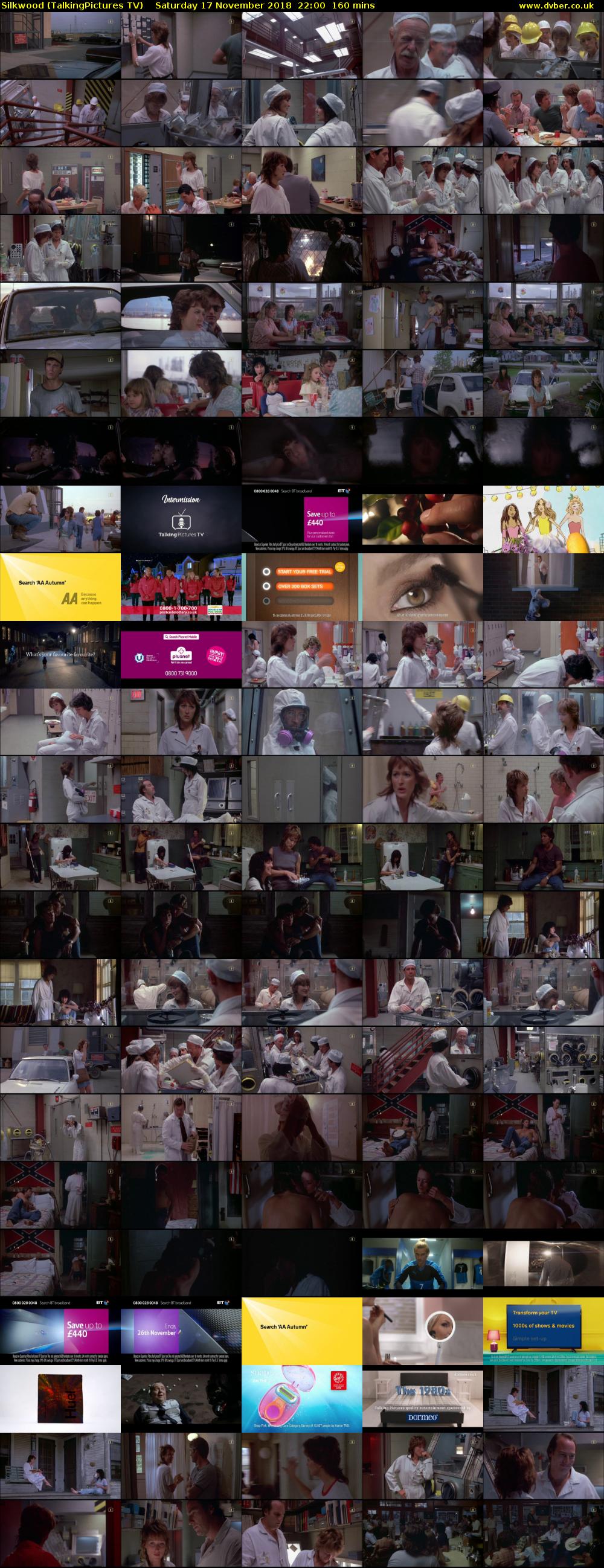 Silkwood (TalkingPictures TV) Saturday 17 November 2018 22:00 - 00:40