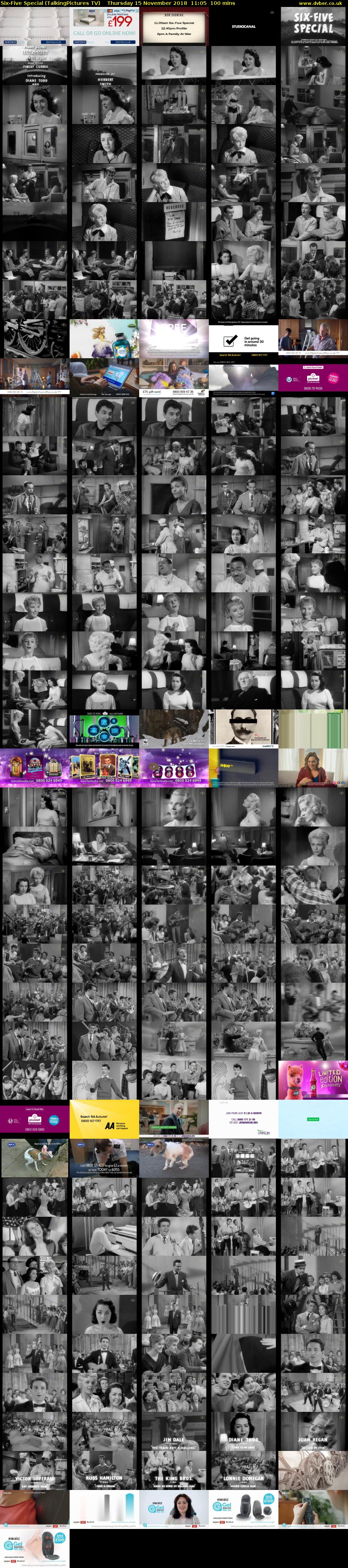 Six-Five Special (TalkingPictures TV) Thursday 15 November 2018 11:05 - 12:45