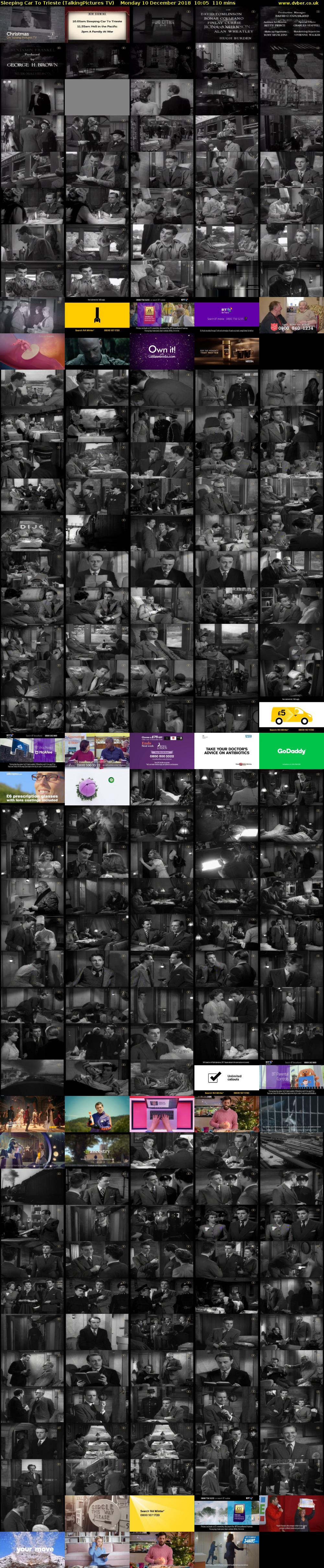 Sleeping Car To Trieste (TalkingPictures TV) Monday 10 December 2018 10:05 - 11:55