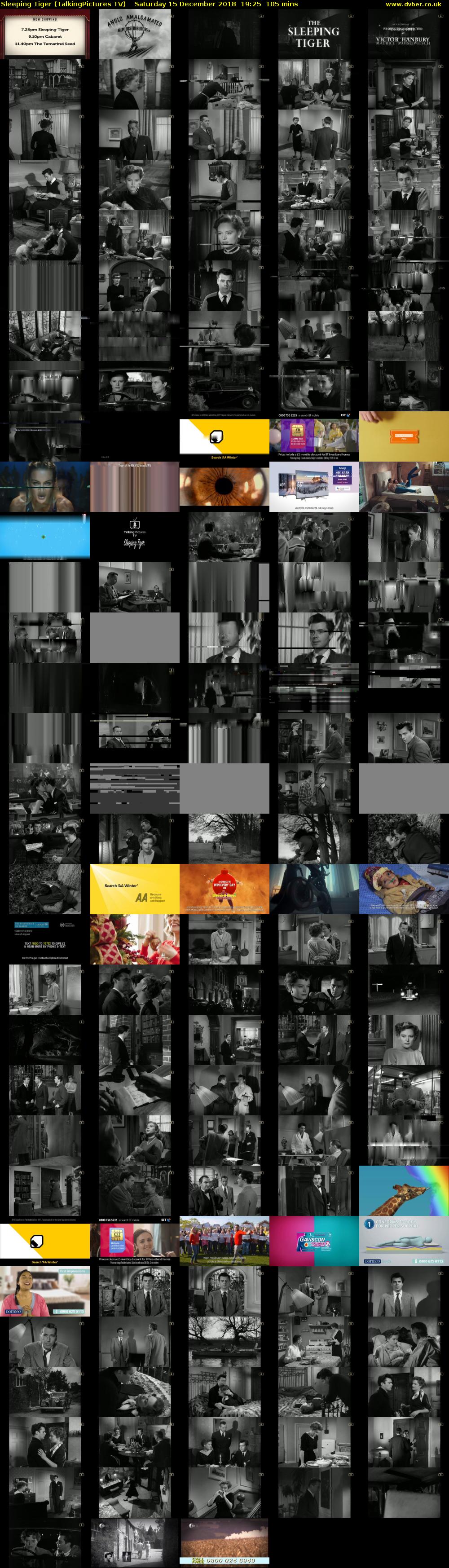 Sleeping Tiger (TalkingPictures TV) Saturday 15 December 2018 19:25 - 21:10