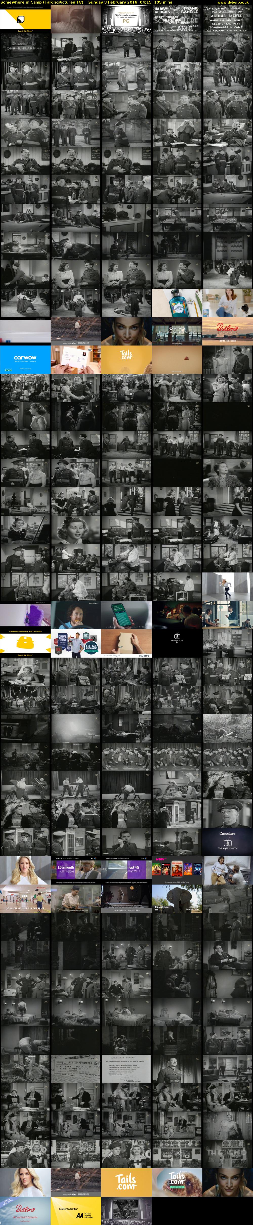 Somewhere in Camp (TalkingPictures TV) Sunday 3 February 2019 04:15 - 06:00