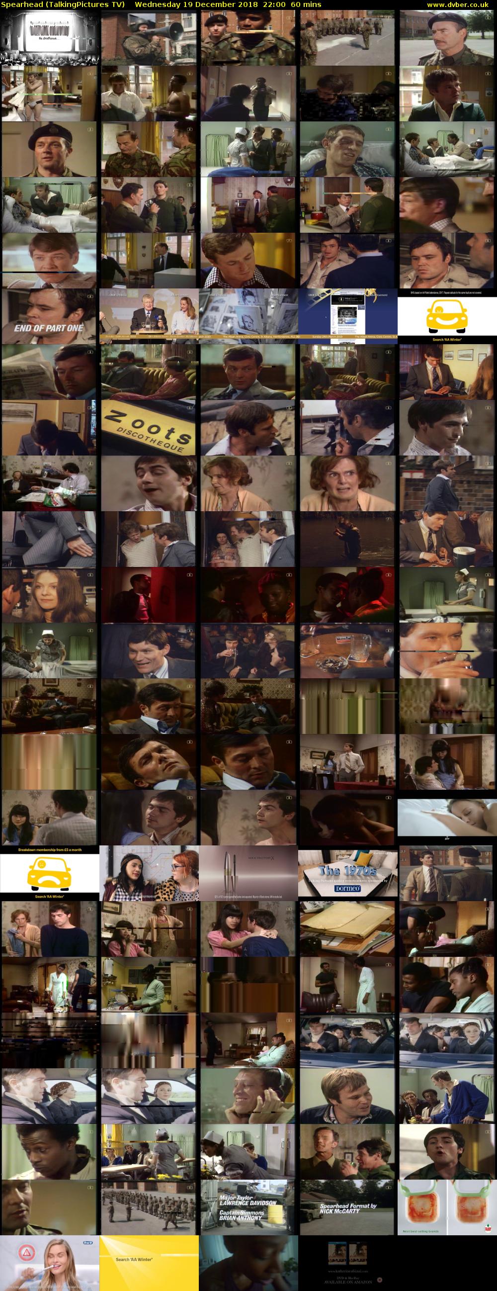 Spearhead (TalkingPictures TV) Wednesday 19 December 2018 22:00 - 23:00