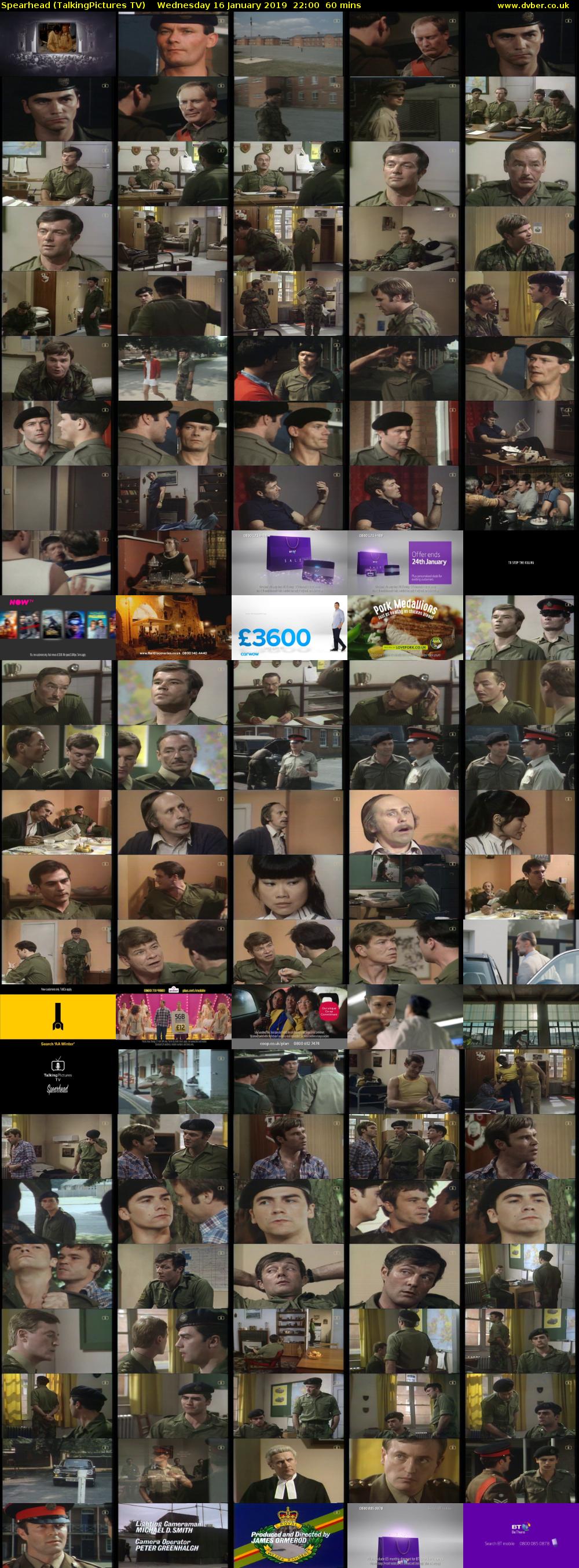 Spearhead (TalkingPictures TV) Wednesday 16 January 2019 22:00 - 23:00