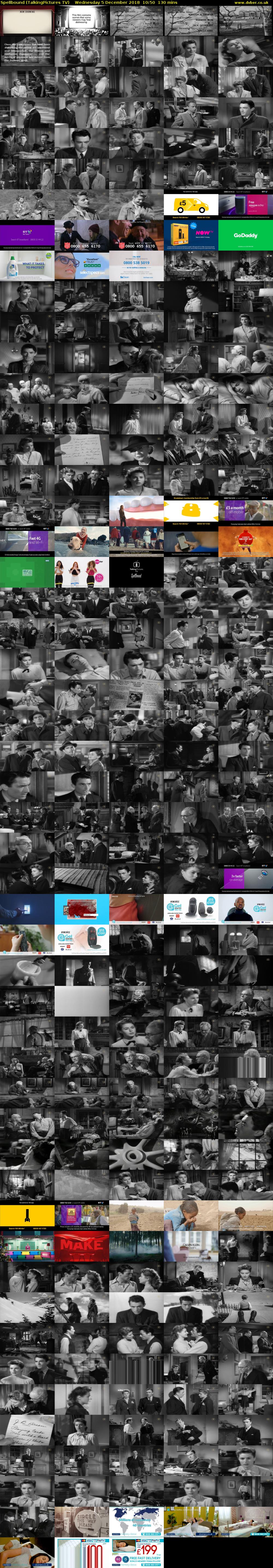 Spellbound (TalkingPictures TV) Wednesday 5 December 2018 10:50 - 13:00