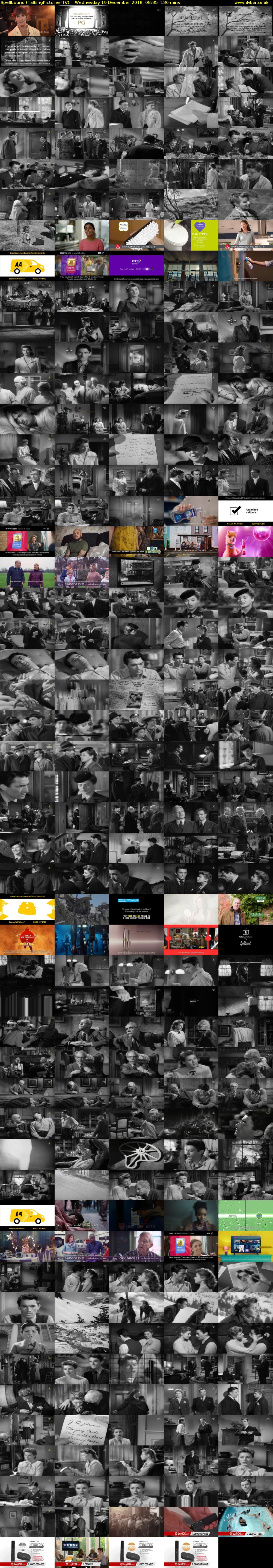 Spellbound (TalkingPictures TV) Wednesday 19 December 2018 08:35 - 10:45