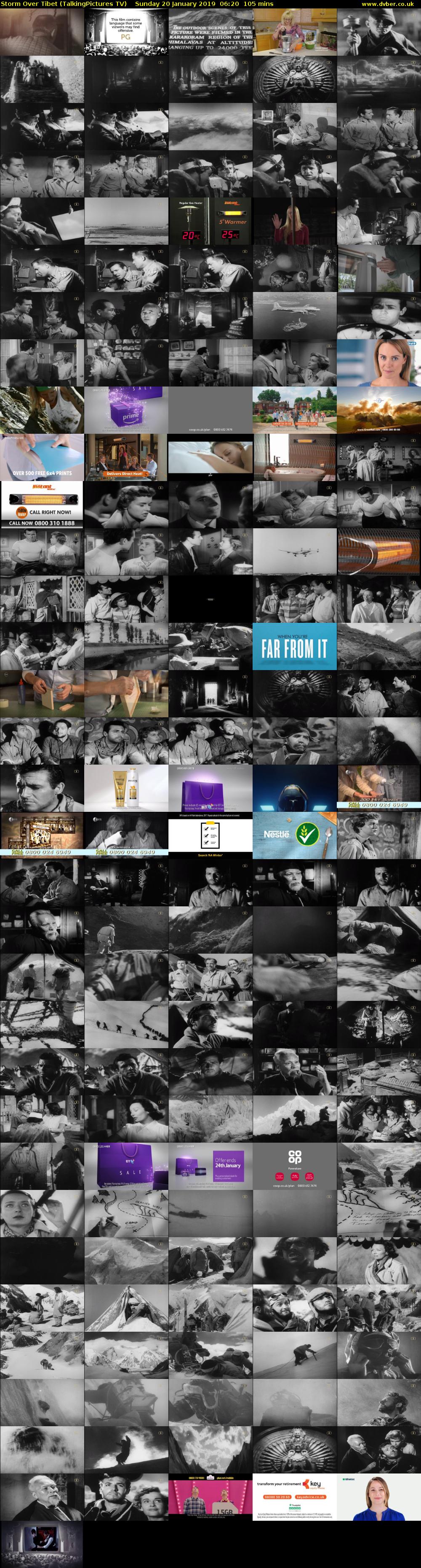 Storm Over Tibet (TalkingPictures TV) Sunday 20 January 2019 06:20 - 08:05