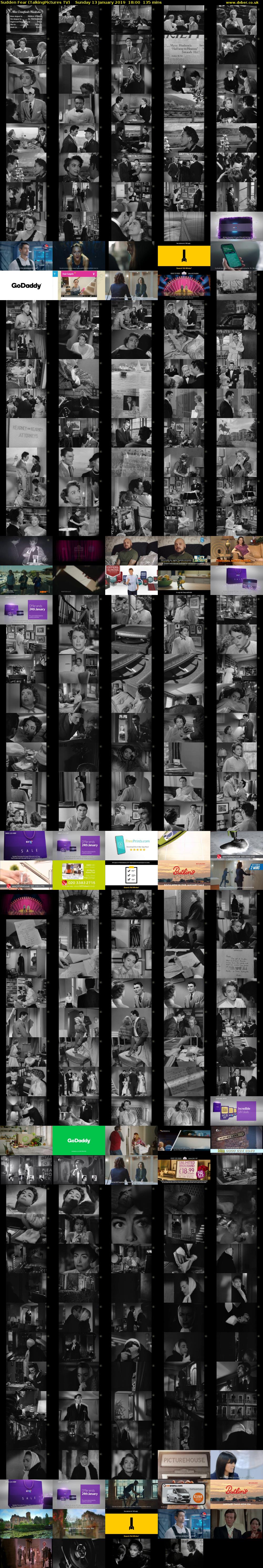 Sudden Fear (TalkingPictures TV) Sunday 13 January 2019 18:00 - 20:15