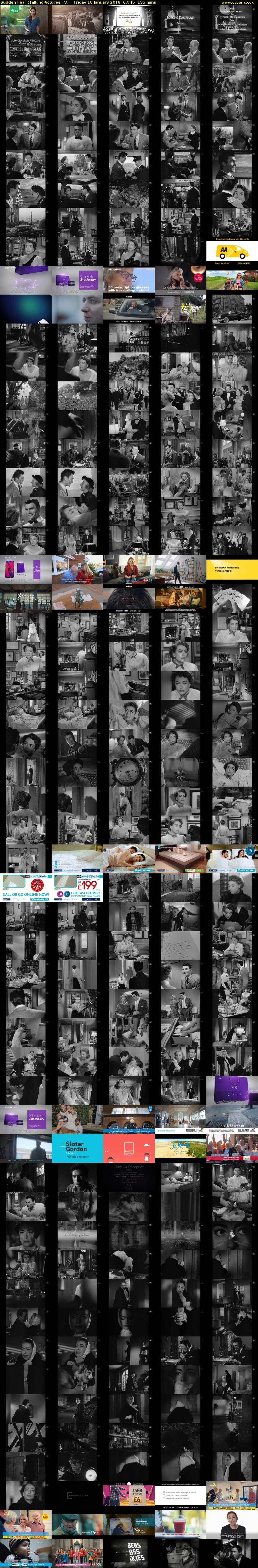 Sudden Fear (TalkingPictures TV) Friday 18 January 2019 07:45 - 10:00