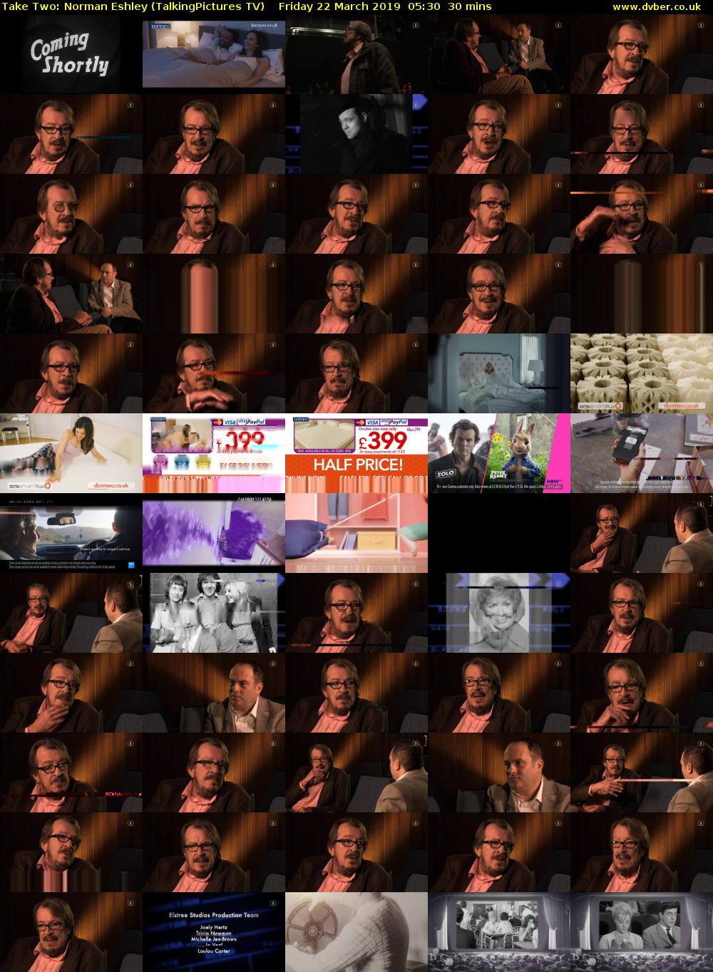 Take Two: Norman Eshley (TalkingPictures TV) Friday 22 March 2019 05:30 - 06:00